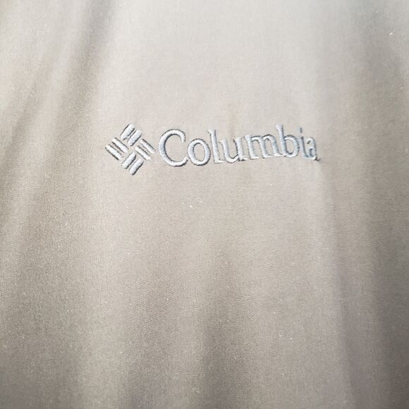 Columbia Mens 2X Brown Winter Jacket Fleece Lined 100% Polyester Pockets - Picture 5 of 13